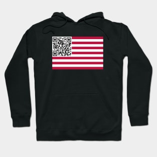 Trump Dance QR with America Flag T-shirt, Flag of the United States Hoodie